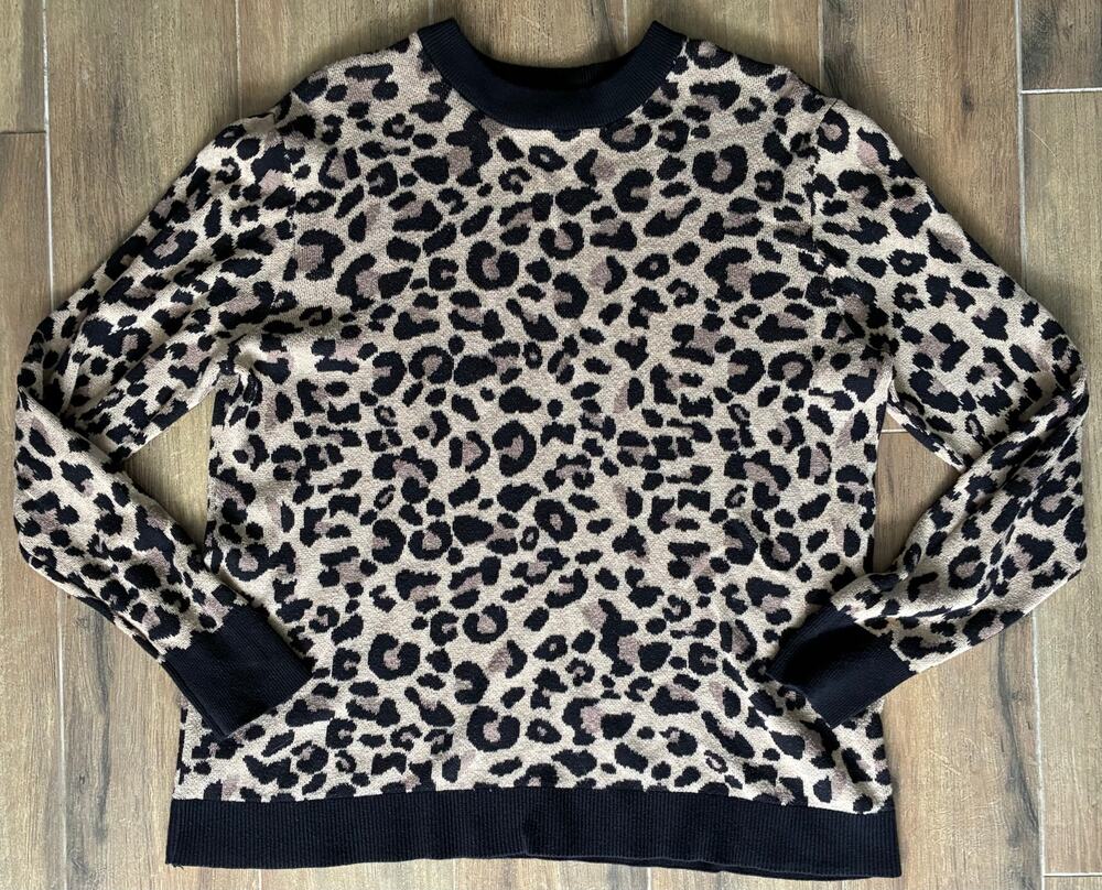 Ava & Viv Animal Print Sweater